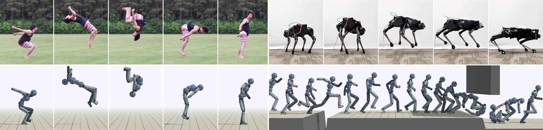 Acquiring Motor Skills Through Motion Imitation and Reinforcement Learning